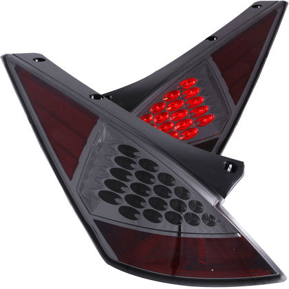 ANZO Smoked LED Tail Lights 2003-2008 Nissan 350Z