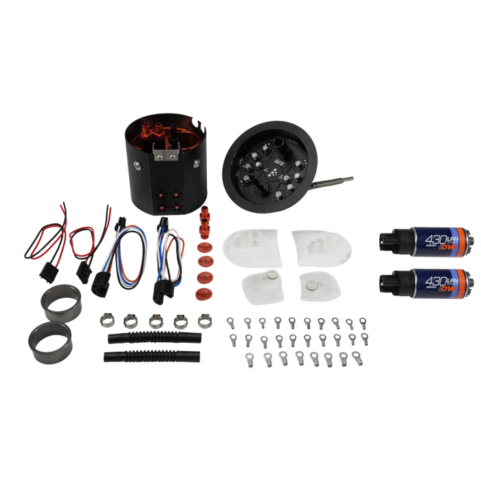 DeatschWerks 06-13 BMW E9X/E8X X2 Dual Pump Module w/ Dual DW430 Fuel Pumps