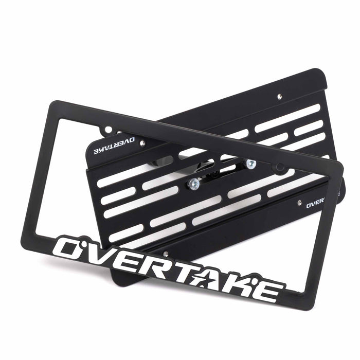 OVERTAKE MaxxAdjust License Plate Relocation Kit - Subaru 2008-2014 WRX / 2008-2014 STI, 2005-2009 Legacy, 2008-2011 Impreza