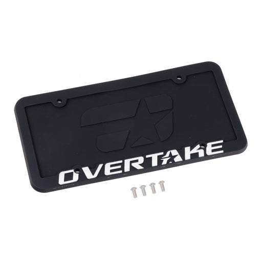 Overtake License Plate Frame - Silicone