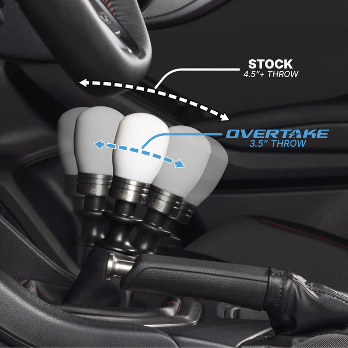 OVERTAKE Short Shift Transmission Plate - Subaru 2015-2026 WRX, 2018-2023 Crosstrek