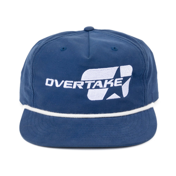 Overtake Snapback Hat - Navy Blue