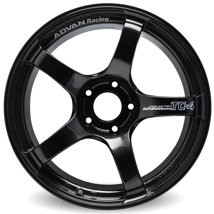 Advan TC4 15x7.0 30mm 4x100 Black Gunmetallic & Ring