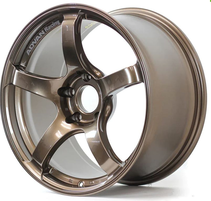 Advan TC4 17x9.5 +50 5x114.3 Racing Umber Bronze & Ring