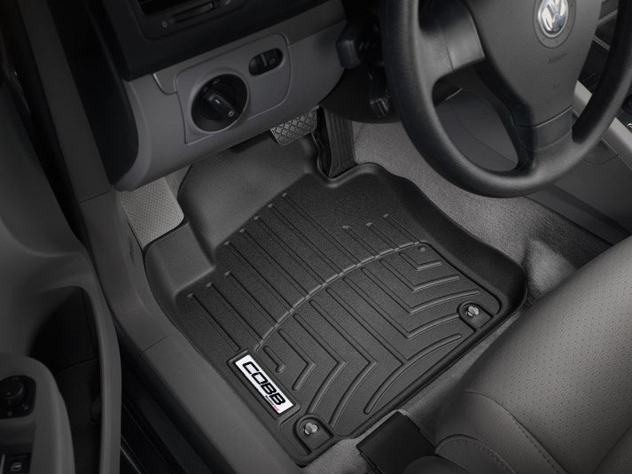 COBB x WeatherTech Front FloorLiner 2010-2014 Vokswagen GTI (Oval Floor Retention AT Only)