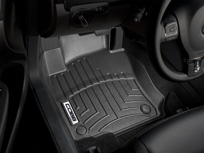 COBB x WeatherTech Front FloorLiner 2010-2014 Volkswagen GTI MK6 (Round Floor Retention)