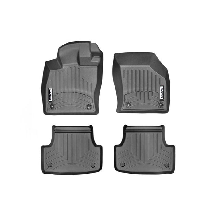 COBB x WeatherTech Front and Rear FloorLiner 2014-2021 Volkswagen GTI / 2019-2021 Golf R / 2015-2020 Audi A3 / S3