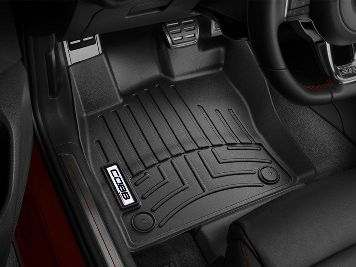 COBB x WeatherTech Front and Rear FloorLiner 2014-2021 Volkswagen GTI / 2019-2021 Golf R / 2015-2020 Audi A3 / S3