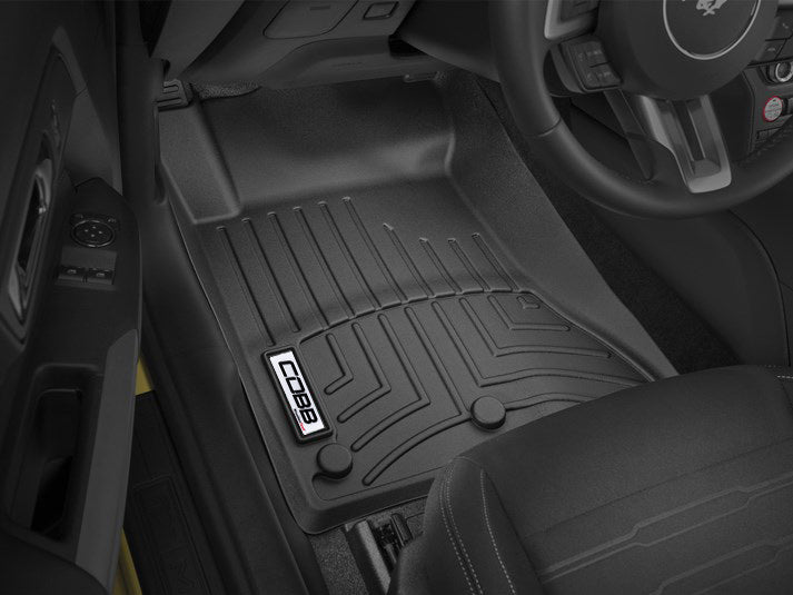 Cobb x WeatherTech Front and Rear FloorLiner Set 2015-2025 Ford Mustang