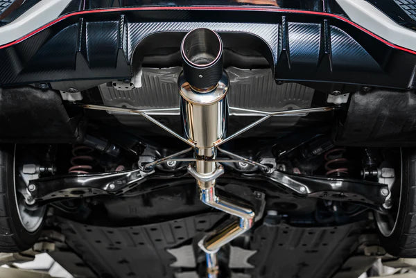 Remark Spec-I Catback Exhaust w/ Carbon Fiber Tip Cover  2017-2021 Honda Civic Type-R