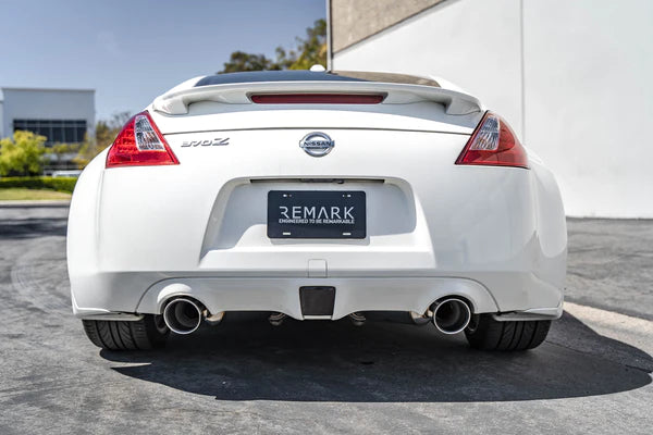 Remark Axle Back Exhaust w/Stainless Double Wall Tip 2009+ Nissan 370Z