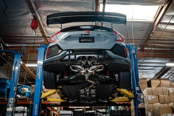 Remark Sports Touring Stainless Steel Catback Exhaust w/ Front Pipe 2017-2021 Honda Civic Type R FK8