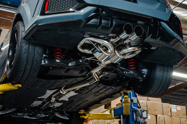 Remark Sports Touring Stainless Steel Catback Exhaust w/ Front Pipe 2017-2021 Honda Civic Type R FK8