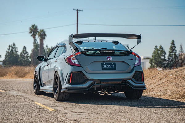Remark Sports Touring Stainless Steel Catback Exhaust w/ Front Pipe 2017-2021 Honda Civic Type R FK8
