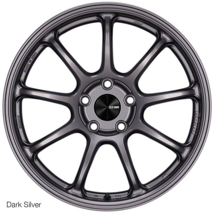 Enkei PF09 18x9.5 5x114.3 27mm Offset Dark Silver