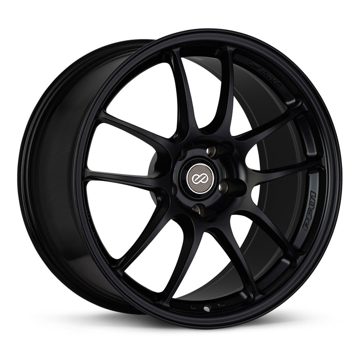 Enkei PF01 17x7 4x100 38mm Offset Matte Black