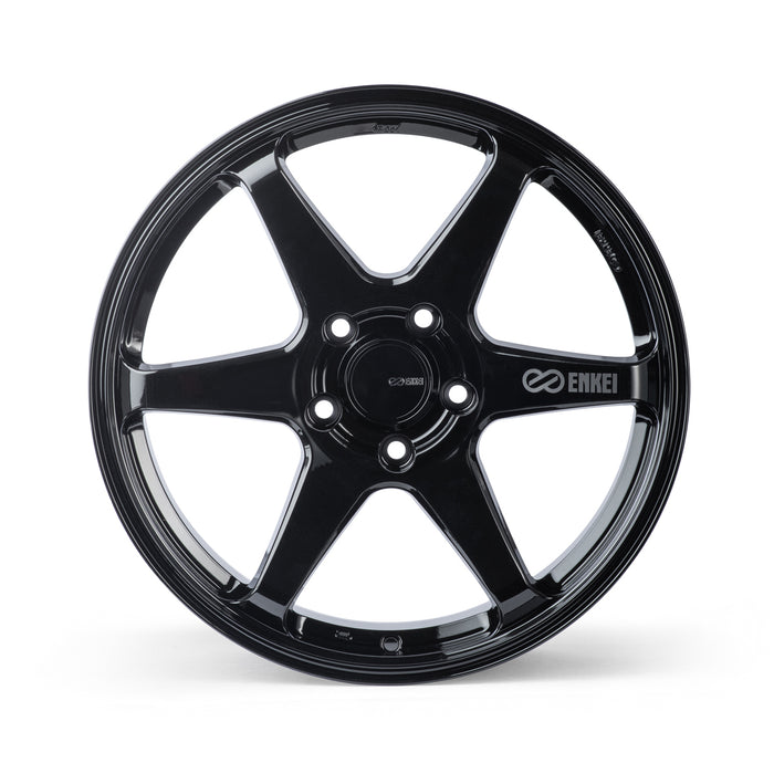 Enkei T6R 18x9.5 38mm Offset 5x114.3 Gloss Black