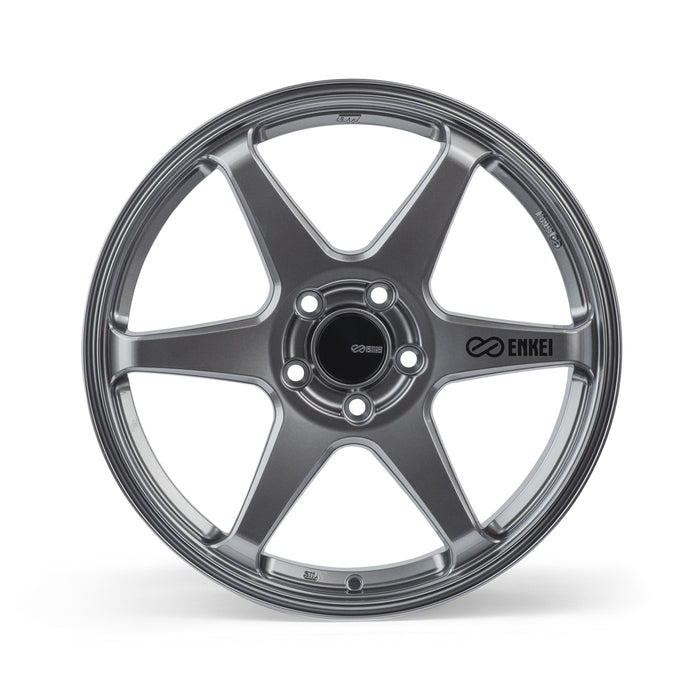 Enkei T6R 17x9 45mm Offset 5x100 Gloss Gunmetal