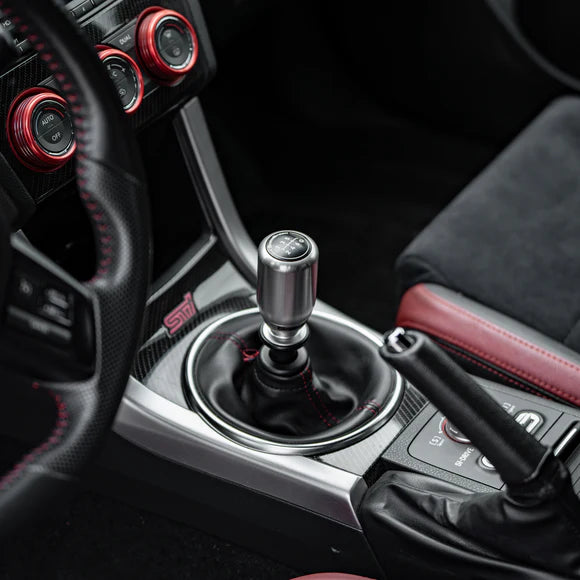 GrimmSpeed Swap-Top Weighted Piston Shift Knob - Stainless Steel