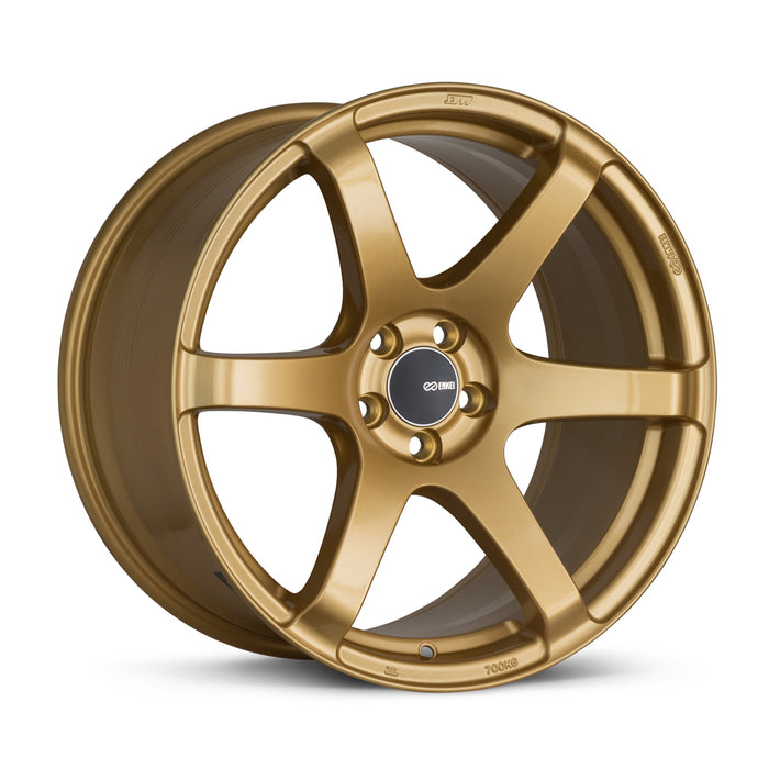 Enkei T6S 17x8 45mm Offset 5x100 Gold