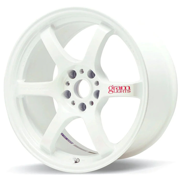 Gram Lights 57DR 15x8.0 28mm 4x100 Champion White