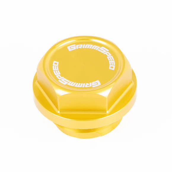 GrimmSpeed V2 Bolt Oil Cap - Gold