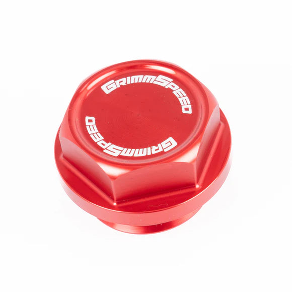 GrimmSpeed V2 Bolt Oil Cap RED