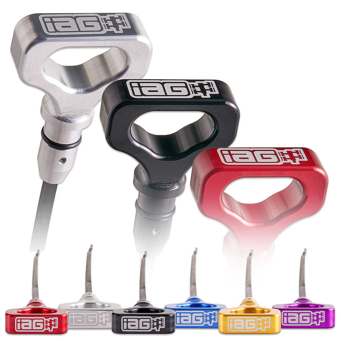 IAG Dipstick With Billet Anodized Handle For 2022+ WRX, 2019+ Ascent, 2024+ Outback & Legacy 2.4L