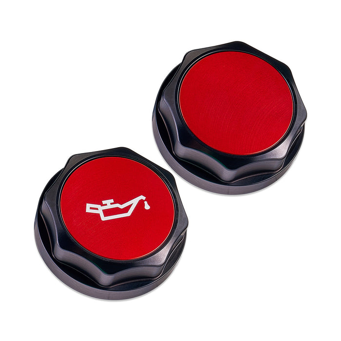 IAG Revolve Engine Oil Fill Cap w/ Anodized Color Accent 2002-2024 WRX / 2004-2021 STI / 2013-2024 BRZ / 2005-2009 LGT / 2004-2008 FXT