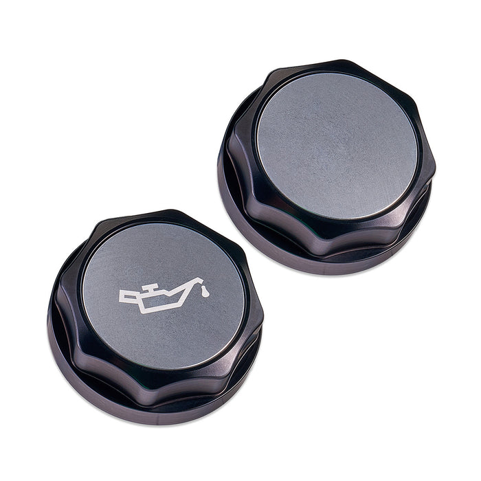 IAG Revolve Engine Oil Fill Cap w/ Anodized Color Accent 2002-2024 WRX / 2004-2021 STI / 2013-2024 BRZ / 2005-2009 LGT / 2004-2008 FXT