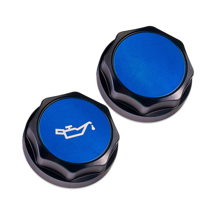 IAG Revolve Engine Oil Fill Cap w/ Anodized Color Accent 2002-2024 WRX / 2004-2021 STI / 2013-2024 BRZ / 2005-2009 LGT / 2004-2008 FXT