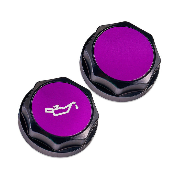IAG Revolve Engine Oil Fill Cap w/ Anodized Color Accent 2002-2024 WRX / 2004-2021 STI / 2013-2024 BRZ / 2005-2009 LGT / 2004-2008 FXT