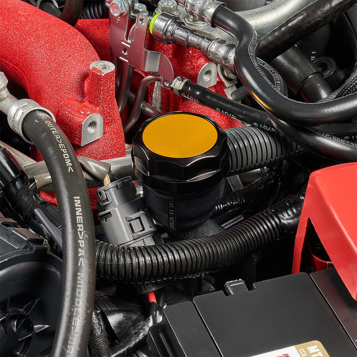 IAG Revolve Engine Oil Fill Cap w/ Anodized Color Accent 2002-2024 WRX / 2004-2021 STI / 2013-2024 BRZ / 2005-2009 LGT / 2004-2008 FXT