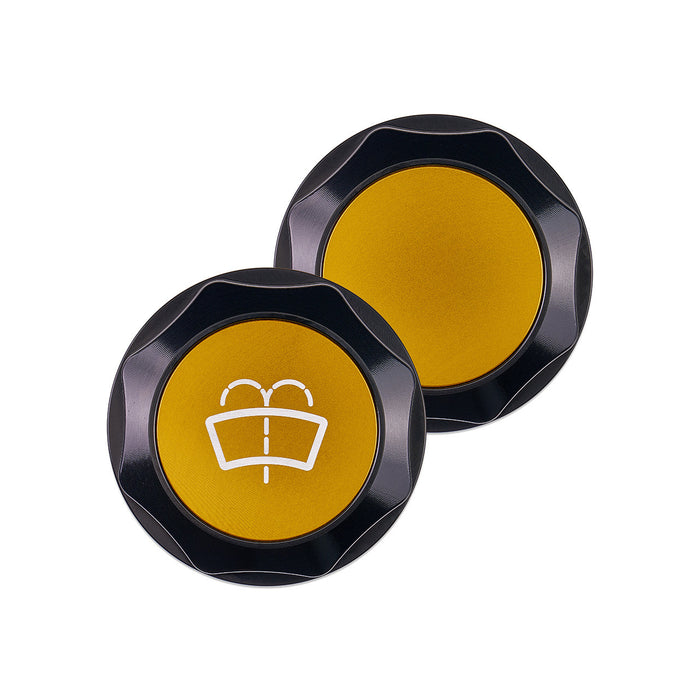 IAG Revolve Washer Fluid Reservoir Cap w/ Anodized Gold Accent 2002-2021 WRX / 2004-2021 STI / 2005-2009 LGT / 2004-2008 FXT