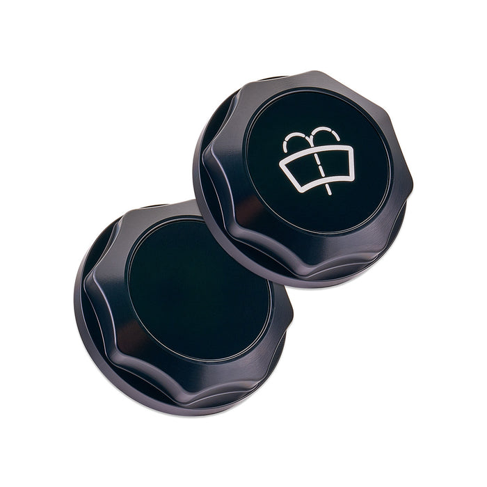 IAG Revolve Washer Fluid Reservoir Cap w/ Anodized Black Accent 2002-2021 WRX / 2004-2021 STI / 2005-2009 LGT / 2004-2008 FXT