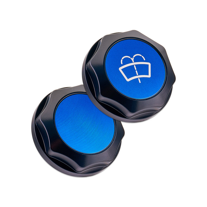 IAG Revolve Washer Fluid Cap w/ Anodized Color Accent 2002-2021 WRX / 2004-2021 STI / 2013-2024 BRZ / 2005-2009 LGT / 2004-2008 FXT