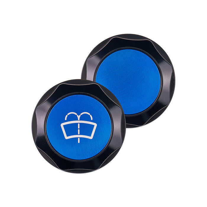 IAG Revolve Washer Fluid Reservoir Cap w/ Anodized Blue Accent 2022-2024 WRX / 2013-2024 BRZ