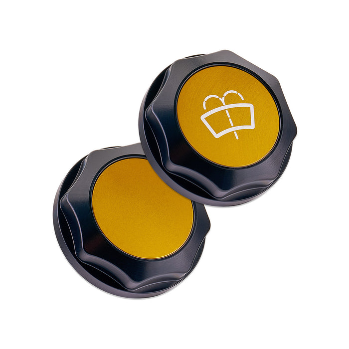 IAG Revolve Washer Fluid Reservoir Cap w/ Anodized Gold Accent 2022-2024 WRX / 2013-2024 BRZ