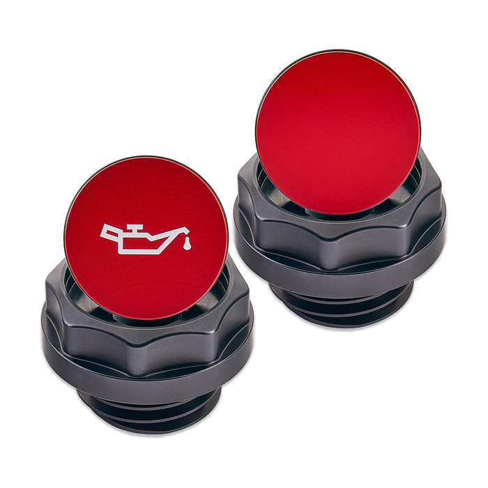 IAG Revolve Red Engine Bay Dress-Up Cap Kit 2022+ WRX / 2013+ BRZ / FRS / 86 / GR86