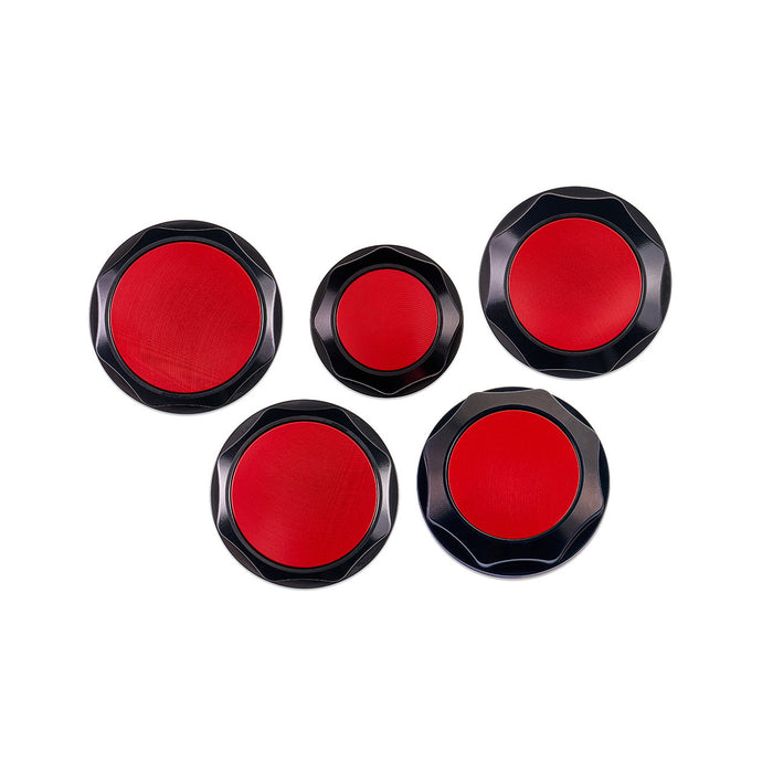 IAG Revolve Red Engine Bay Dress-Up Cap Kit 2022+ WRX / 2013+ BRZ / FRS / 86 / GR86