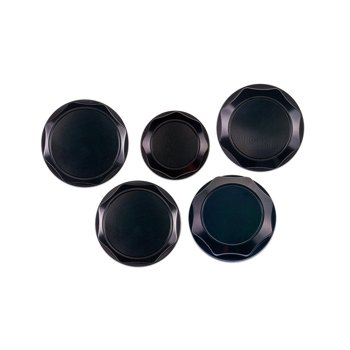 IAG Revolve Black Engine Bay Dress-Up Cap Kit 2022+ WRX / 2013+ BRZ / FRS / 86 / GR86