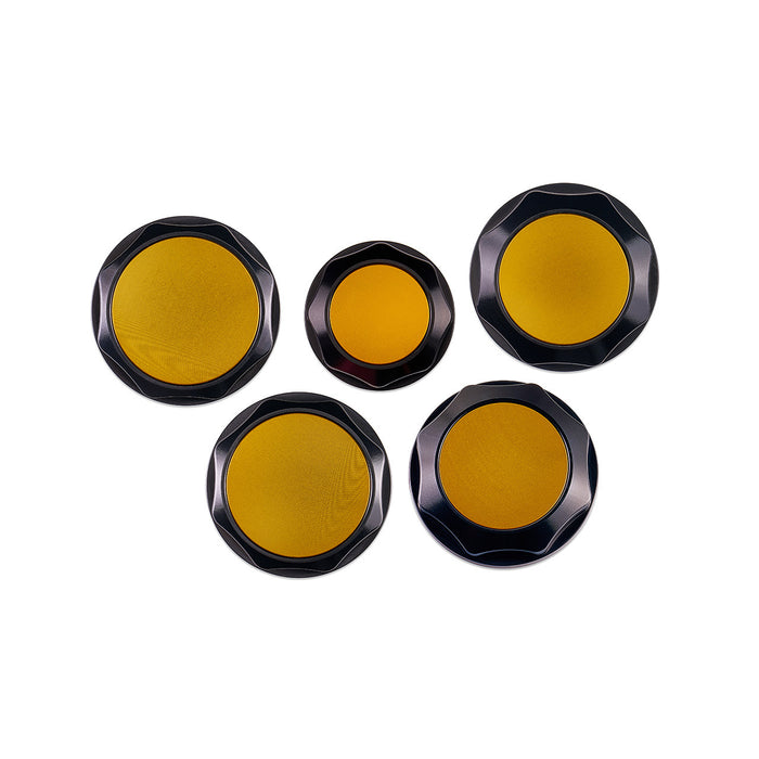 IAG Revolve Gold Engine Bay Dress-Up Cap Kit 2022+ WRX / 2013+ BRZ / FRS / 86 / GR86