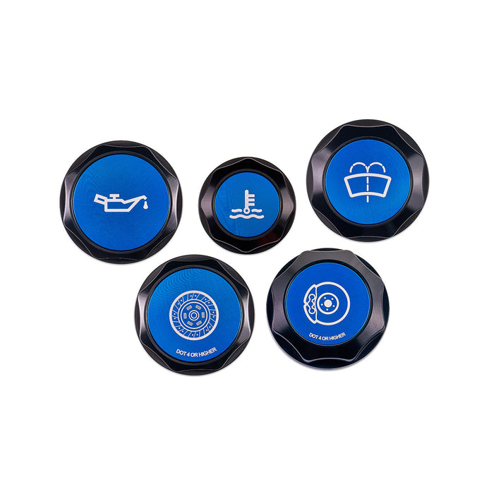 IAG Revolve Blue Engine Bay Dress-Up Cap Kit 2022+ WRX / 2013+ BRZ / FRS / 86 / GR86