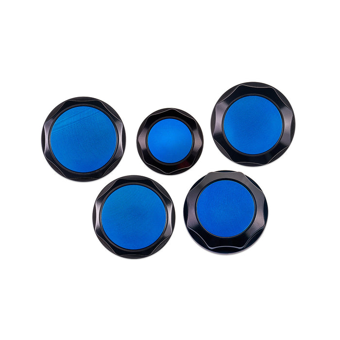 IAG Revolve Blue Engine Bay Dress-Up Cap Kit 2022+ WRX / 2013+ BRZ / FRS / 86 / GR86