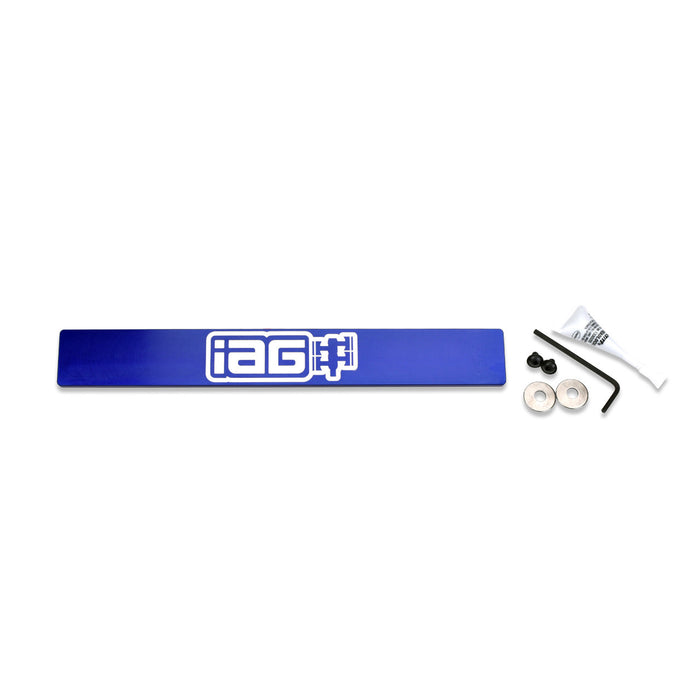 IAG Stealth Mount Tag Delete For 2015-2021 Subaru WRX & STI (Blue Finish)