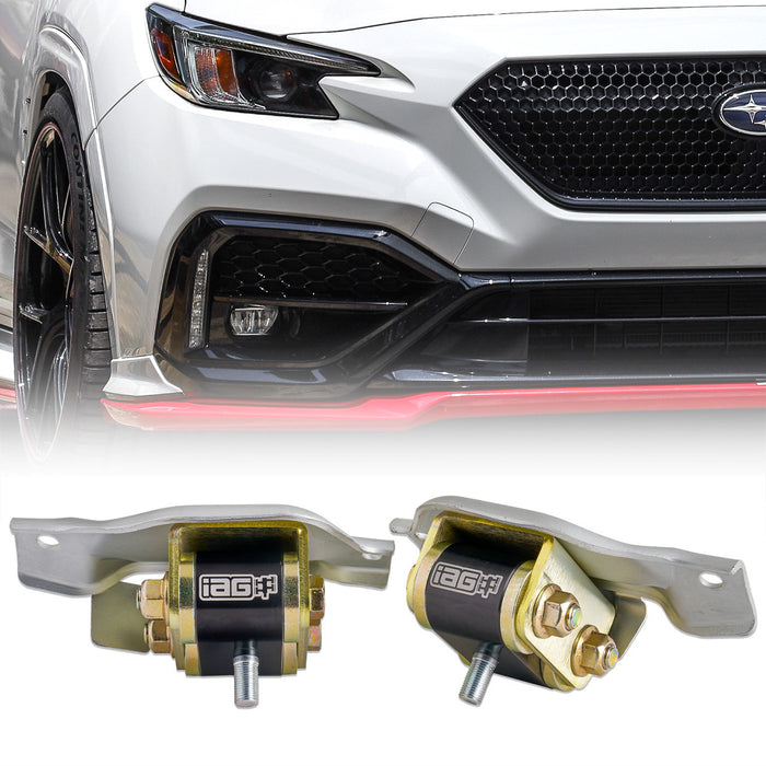 IAG Race Series FA24 Engine Mount Set Solid W/ Brackets For 2022+ WRX