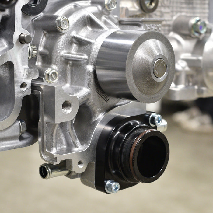 IAG Subaru Wiggins Style Thermostat Housing for 2002-2024 WRX / 2004-2021 STI / 2004-2013 FXT / 2005-2009 LGT, 2013-2024 BRZ