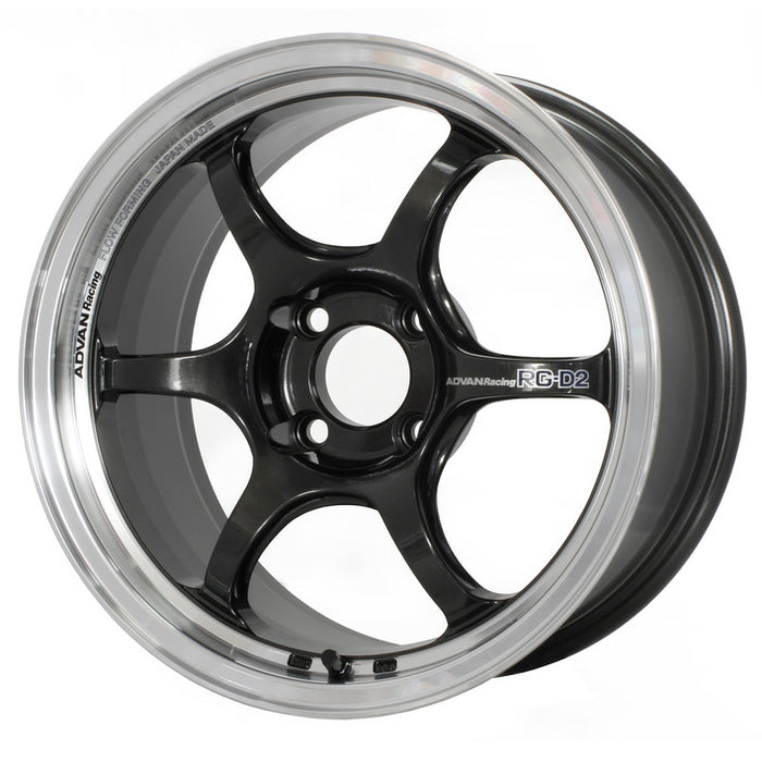 Advan RG-D2 18x8.0 +44 5x114.3 Machining & Black Gunmetallic