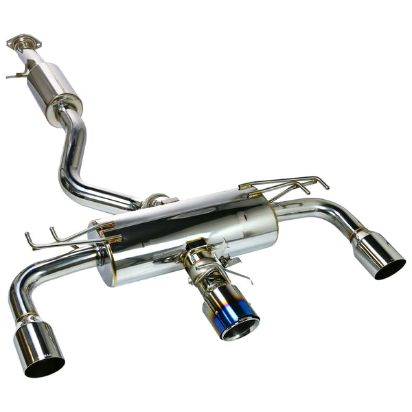Remark 2023+ Toyota GR Corolla Elite Spec Cat-Back Exhaust w/ Outer Polished & Center Burned TI Tips