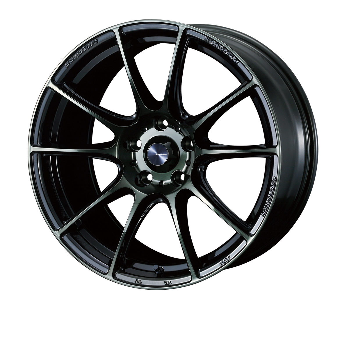 WedsSport SA-25R 18x9.5J +38 5x114.3 WBC — Envision Tuning